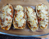 Foto del paso 7 de la receta: COSTILLAR AL MERKÉN.BERENJENA HORNEADA RELLENA CON CHAMPIÑONES. JON STYLE