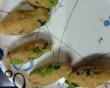 A picture of step 3 of Peas patties.