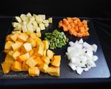 A picture of step 2 of Pumpkin Soup.