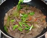 A picture of step 7 of Beef Chilli Dry🥩🌶️.