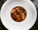 Foto del paso 9 de la receta: Guiso de salmón con patatas y alubias rojas