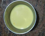 A picture of step 1 of Vanilla custard Icecream.