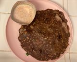 A picture of step 4 of Ragi Rotti.
