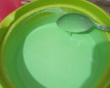 Foto langkah ke 3 dari resep Mochi Pandan Isi Kacang.