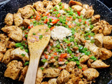 FIDEÚA🥘De Pechuga De Pollo🐔 Al Estilo ZandryAbradelo...!💃
