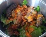 Foto del paso 2 de la receta: Potaje de judías, garbanzos, acelga y morcilla