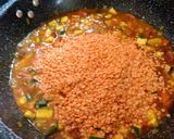 Foto del paso 5 de la receta: Lentejas rojas con verduras