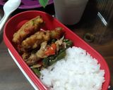 Foto langkah ke 3 dari resep 430. Sego Bumbu Kacang Tempe+Bakwan.