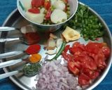 পাও ভাজি (pav bhaji recipe in Bengali) রেসিপির ধাপ 1 ছবি