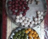 A picture of step 5 of Rainbow Brown Rice Ammini Kozhakattai.