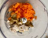A picture of step 2 of Healthy & easy chicken pate (or salad) #dairyfree #glutenfree #lowcalorie.