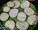 A picture of step 3 of Maharashtrian Style Baingan Fry / Brinjal Fry.