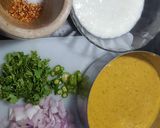 A picture of step 1 of Namkeen Dahi Phulkiyan ! 😋.