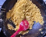 A picture of step 2 of Besan laddoo/ sattu.