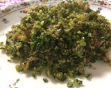 A picture of step 9 of Japanese Daikon Radish Stalks Fry.
