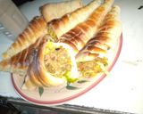 A picture of step 4 of Bread cone.