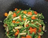Zöldbab főzelék variáció recept fázis 2 fotója