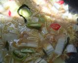 Foto langkah ke 4 dari resep Sayur santan Sawi Putih dan Tahu.