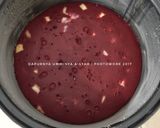 Foto langkah ke 6 dari resep Kue Butter Ubi Kuning Red Velvet Keju Melt Magic Com.