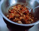 A picture of step 4 of Healthy tasty nutritious zero oil vegetable fried rice.