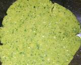 Green makka paratha recipe step 4 photo