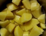 A picture of step 1 of French beans aloo ki sabzi.