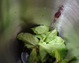 A picture of step 1 of Blueberry Mojito.