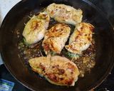 A picture of step 7 of Chicken pesto rolls up.