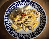 Foto del paso 5 de la receta: Macarrones con salsa de gorgonzola y nueces