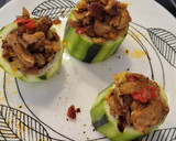 Foto del paso 4 de la receta: Calabacín con relleno de aprovechamiento