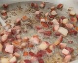 Hình bước làm 1 của món Mì Ý Carbonara Trứng Muối