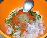 A picture of step 2 of Crispy potato pakore.