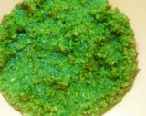 A picture of step 1 of Kafta (meatballs with herbs and spices).