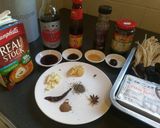 A picture of step 2 of Mixed Mushroom & Tofu Soup (Vegan/Vegetarian/Low Carb).