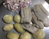 A picture of step 1 of Raw Banana Cutlets.