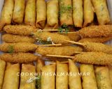 A picture of step 6 of How to fold Springrolls in 3 simple steps.