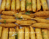 A picture of step 6 of How to fold Springrolls in 3 simple steps.