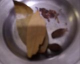 A picture of step 3 of Dhaba gosht.