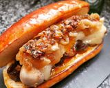 Foto del paso 9 de la receta: Bratwurst con champiñones al foie y cebolla caramelizada