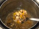 Soup bí đỏ hạt sen đậu hà lan thịt bằm bước làm 2 hình