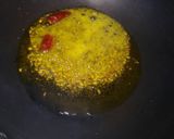 A picture of step 3 of Brinjal aur Palak saag.