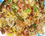 A picture of step 6 of Rajma Pulaw.