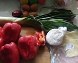 Foto del paso 1 de la receta: Morrones rellenos