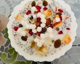 A picture of step 3 of Chia seeds banana apple pudding (healthy breakfast).
