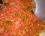 A picture of step 2 of Macaroni and beans porridge.