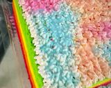 Foto langkah ke 8 dari resep Steamed Rainbow Cake.