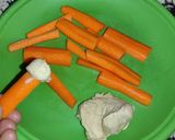 Foto del paso 3 de la receta Snack de zanahoria con hummus
