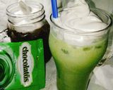 Foto langkah ke 1 dari resep #Chocolatos green tea float.