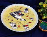 A picture of step 4 of Vermicelli rabdi.