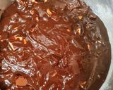 Foto del paso 4 de la receta: Mi torta de cumpleaños brownies con tres chocolates